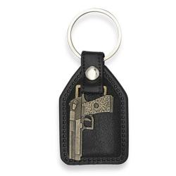 Porte Cl&eacute; Pistolet Polycuir