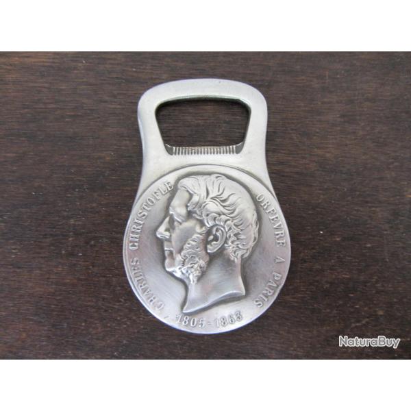 D�capsuleur Christofle en m�tal argent� 1960