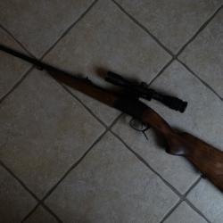 Carabine Kipplauf BA&Iuml;KAL IJ 18 calibre 222Rem avec canon filet&eacute;
