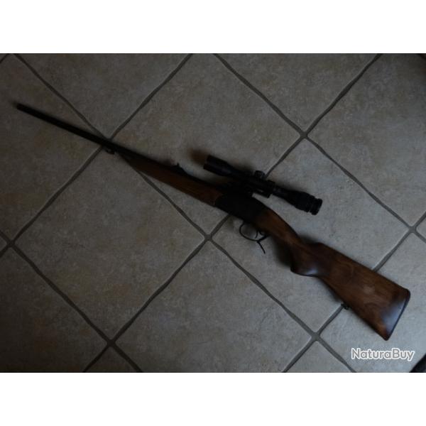 Carabine Kipplauf BA�KAL IJ 18 calibre 222Rem avec canon filet�