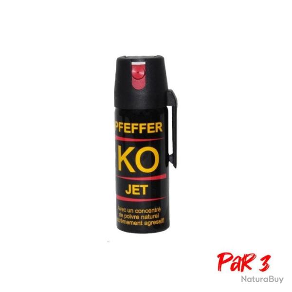 Bombe lacrymog�ne Pfeffer Gel poivre " Jet poivre " - 40 ml / Par 3