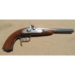 RARE pistolet DE DUEL  LEPAGE A PARIS ARMI SPORT CAL 45