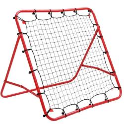 Filet rebond football acier 100x100 cm r&eacute;glable pliable entra&icirc;nement