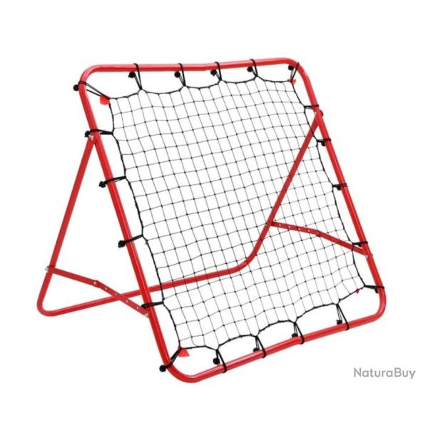 Filet rebond football acier 100x100 cm r�glable pliable entra�nement