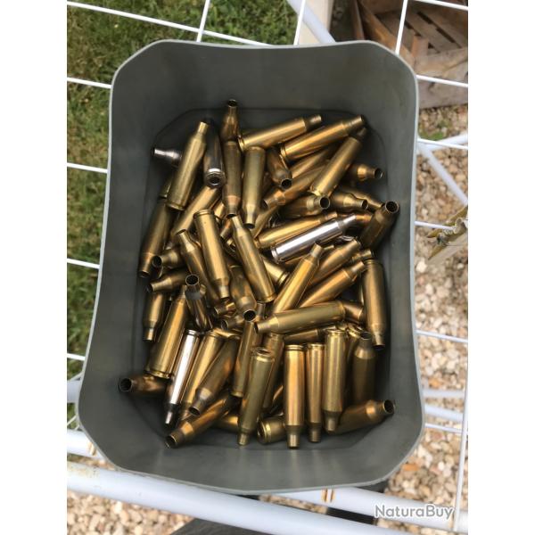 93 Douilles calibre 22-250 tir� 1 fois