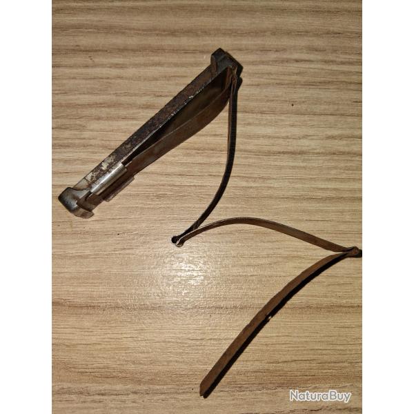 Planchette avec son ressort pour magasin Mauser G98, 98/43, K98