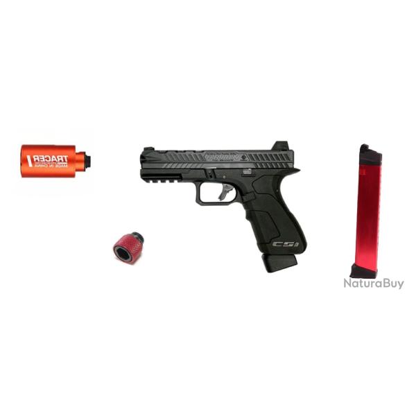 PACK SPECIAL P2 CSI POSEIDON NOIR 6MM - AIRSOFT