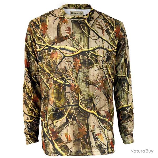 T-shirt Percussion� Ghost Camo Forest Evo manches longues 3XL