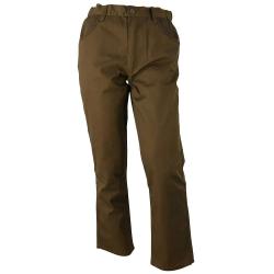 Pantalon Treeland Ouverture d&eacute;perlant homme marron 38 &agrave; 60