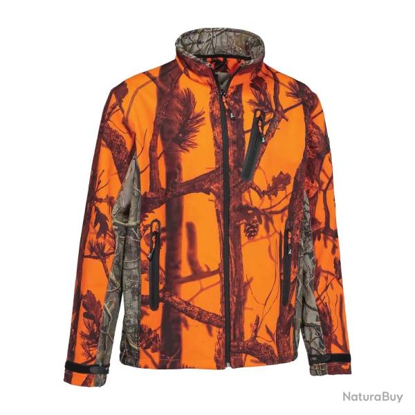 Blouson enfant Softshell Ghostcamo 3 poches polyester 6 � 16 ans 8 ans