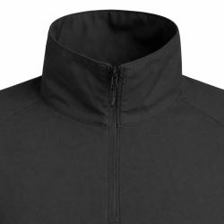 Chemise Ubas Fighter col montant zip coton polyester noir M &agrave; 3XL