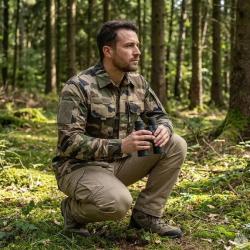 Chemise Fighter respirante mesh coton polyester camo CE M &agrave; 3XL