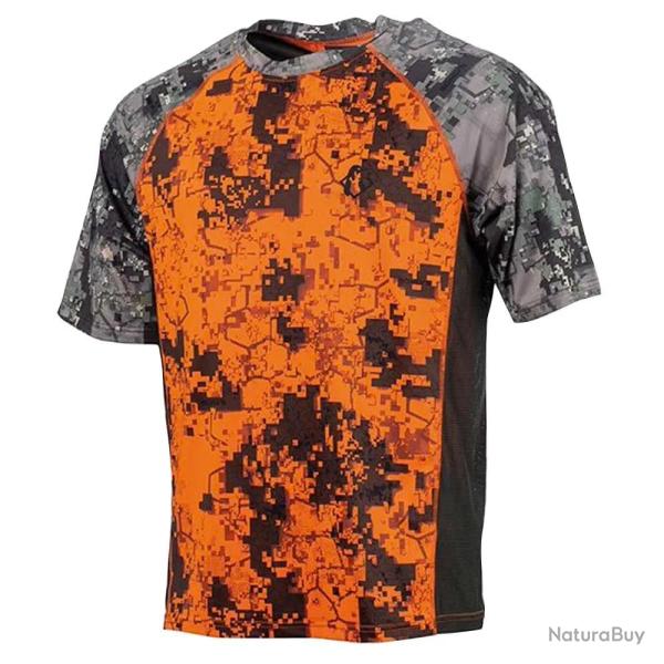 T shirt Spandex �lasthane s�chage rapide confort mouvement Manches courtes
