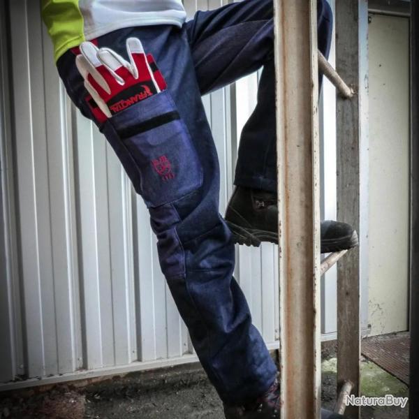 Pantalon Francital jean Cut resistant technology homologu� 2XL