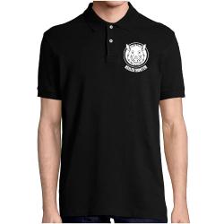 Polo Keiler Hunter noir 100% coton manches courtes logo 3 2XL