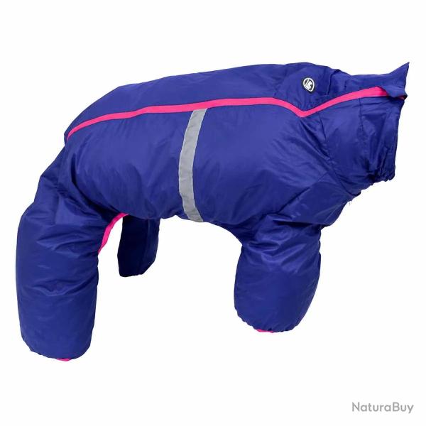 Imperm�able Basa bleu pour chien Protection respirante pluie cm