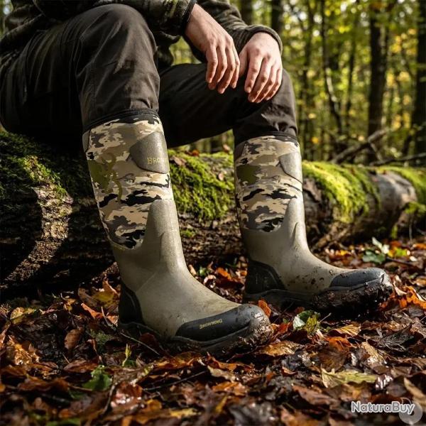 Bottes Browning Invector II Camo n�opr�ne 5 mm 46