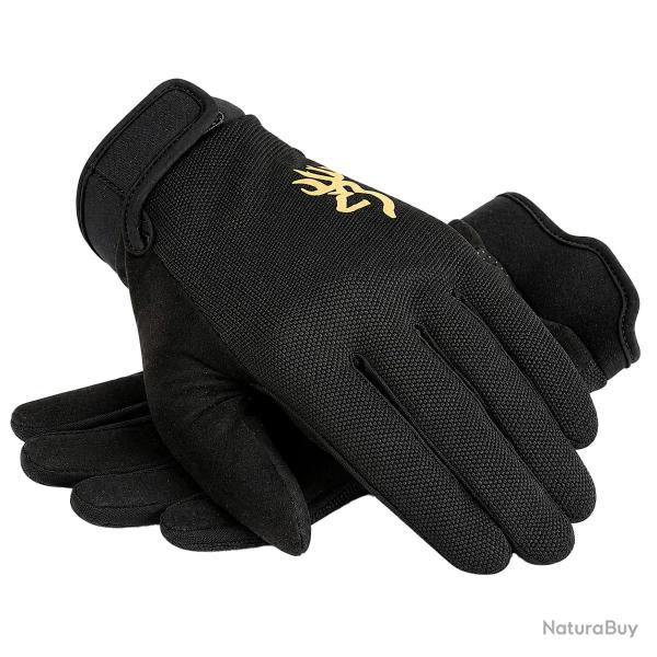Gants Browning Pro Shooter confort mesh polyester noir S � XL S
