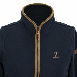 Blouson polaire femme Scotland zip polyester marine S &agrave; XL L