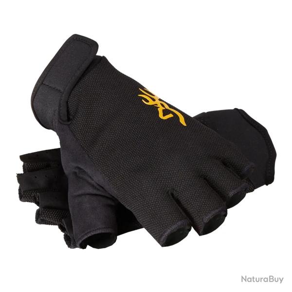 Mitaines Pro Shooter polyester polur�thane noir jaune S � XL