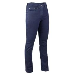Jeans femme coupe confort coton polyester bleu fonc&eacute; 38 &agrave; 54 38