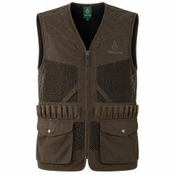 Gilet Treeland marron d&eacute;perlant 20 cartouchi&egrave;res