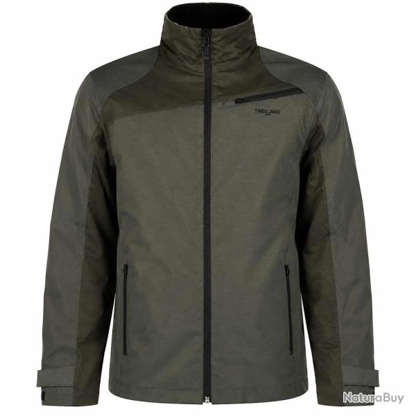 Veste Maquisard Treeland Verte Oxford Ripstop Imperm�able 65 Poly