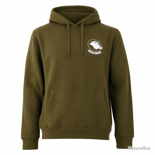 Sweat Keiler Hunter kaki 50 coton 50 logo 2