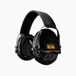 Casque Anti-bruit Supr&ecirc;me Pro-X Serre-T&ecirc;te cuir Noir