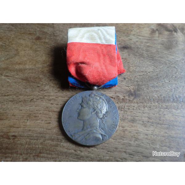 m�daille argent honneur travail  p.doumenc 1919