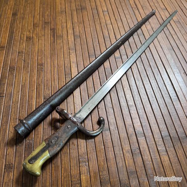 BA�ONETTE GRAS 1874 MANUFACTURE D'ARME DE SAINT ETIENNE 1879