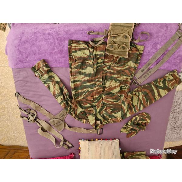 Rare veste M47/52 periode Algerie  avec materiel