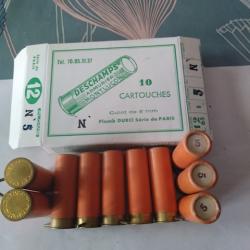 boite de 10 cartouches a broche cal 12 MGM pl5