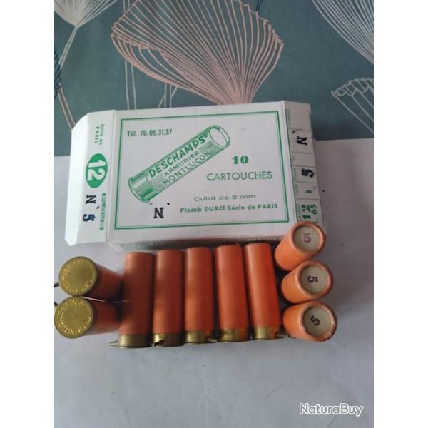 boite de 10 cartouches a broche cal 12 MGM pl5