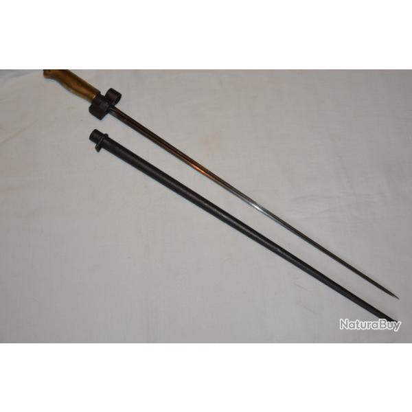 BAIONNETTE Mle 1916- FUSIL LEBEL 1886 & BERTHIER 1907/15 & 1916 GUERRE 14/18-FRANCE 1940