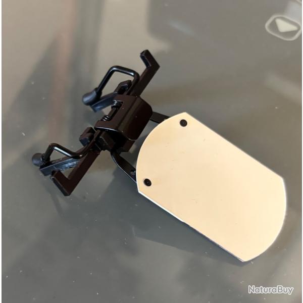 Cache oeil clips blanc pour lunette