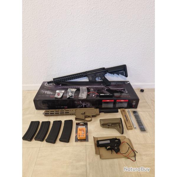 M4 Cybergun Colt Long Keymod - Full Upgrade Interne + Nombreux Accessoires
