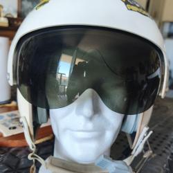 CASQUE PILOTE HELICOPTERE GENTEX HGU 26 P DOUBLE VISIERE