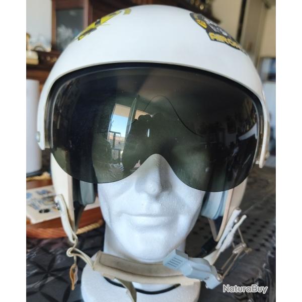 CASQUE PILOTE HELICOPTERE GENTEX HGU 26 P DOUBLE VISIERE
