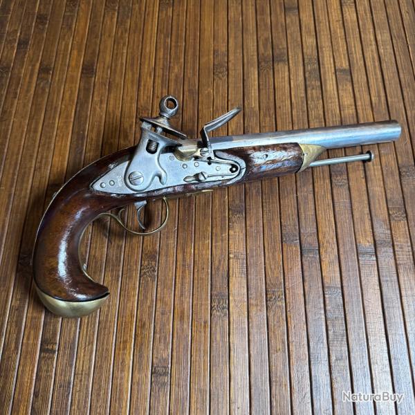 FORT PISTOLET DE CAVALERIE 1801 A SILEX R�GLEMENTAIRE ESPAGNOL EIBAR
