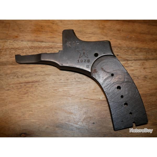 Plaque de recouvrement de Revolver NAGANT 1895 dat� 1938 arsenal TULA