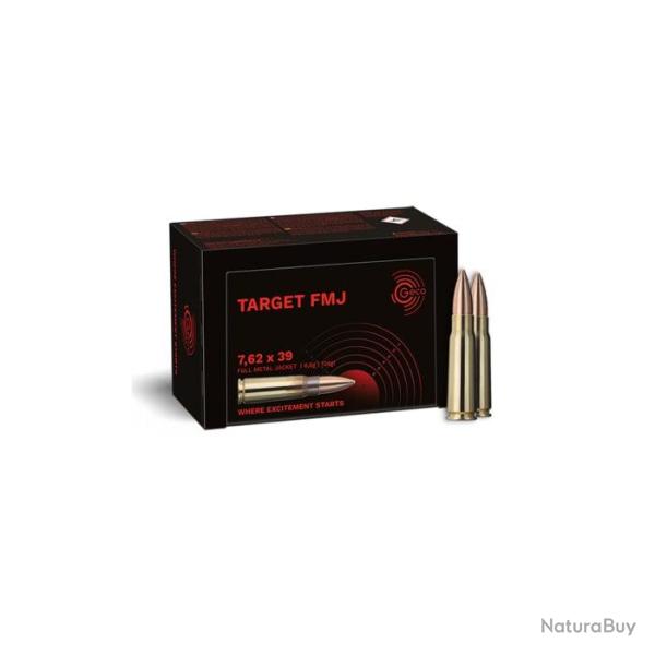 Balles Geco Target FMJ - Cal. 7.62x39 - 124 gr / 8 g / Par 1