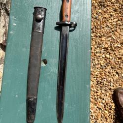 BA&Iuml;ONNETTE ANGLAISE N&deg;1 MKl FR 56 WILKINSON POUR FUSIL LEE ENFIELD