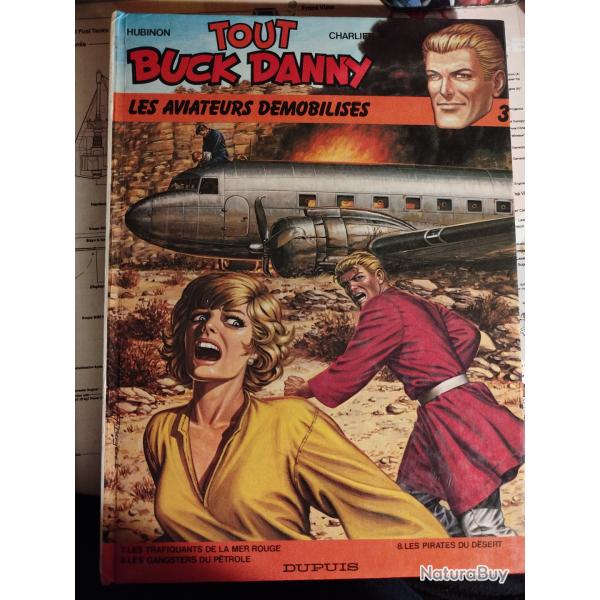BD Buck Danny "Les Aviateurs Demobilises " Double Album Edition Dupuis