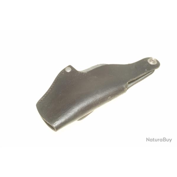 Holster  cuir attache acier