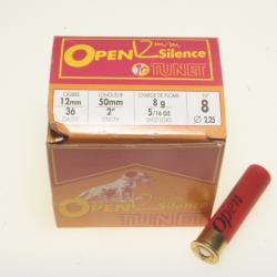 1 boite de 25 cartouches TUNET  open silence 12 mm