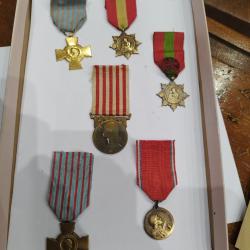 M&eacute;dailles fran&ccedil;aises WW1 lot num&eacute;ro 3