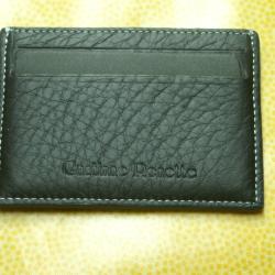 Porte cartes, porte monnaie Gastinne Renette cuir noir