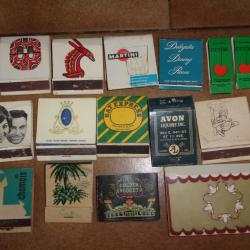 Lot de pochettes d allumettes collectors  vintage