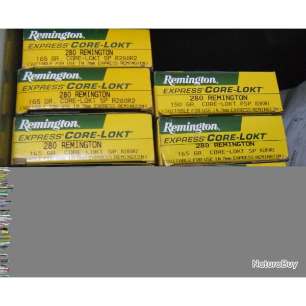 douilles 280 remington